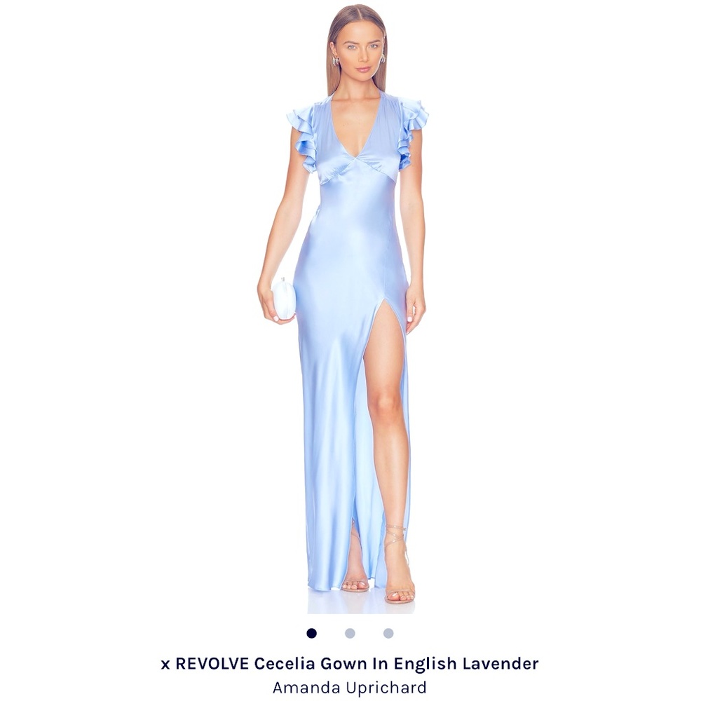 x REVOLVE Cecelia Gown in English Lavender by Amanda Uprichard in size XS